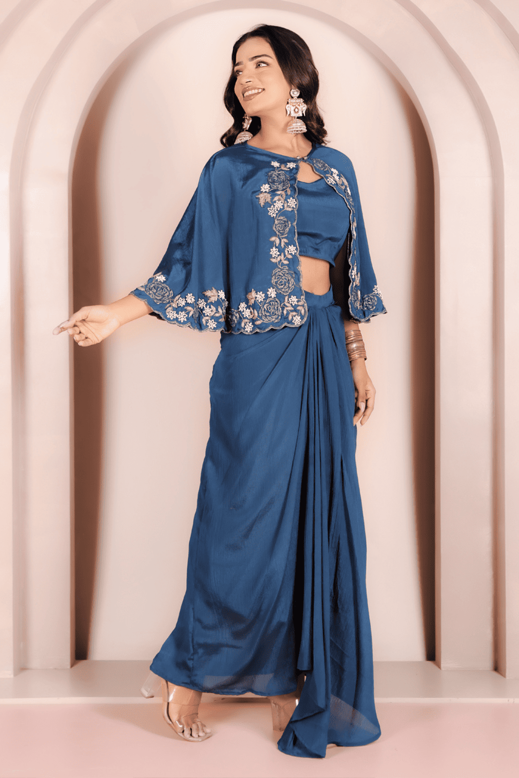 Midnight Bloom Drape Set