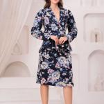 Blue Floral Blazer Babe Set