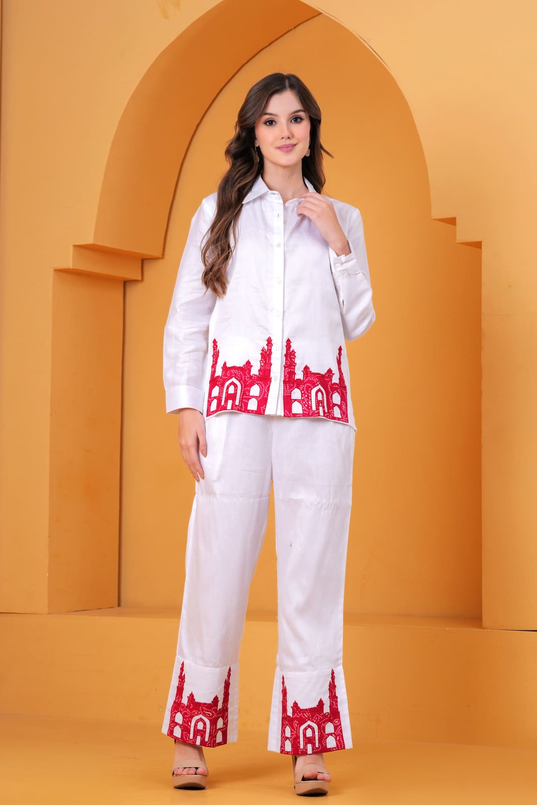 Rajasthani Bandhej Patchwork Co-ord Set