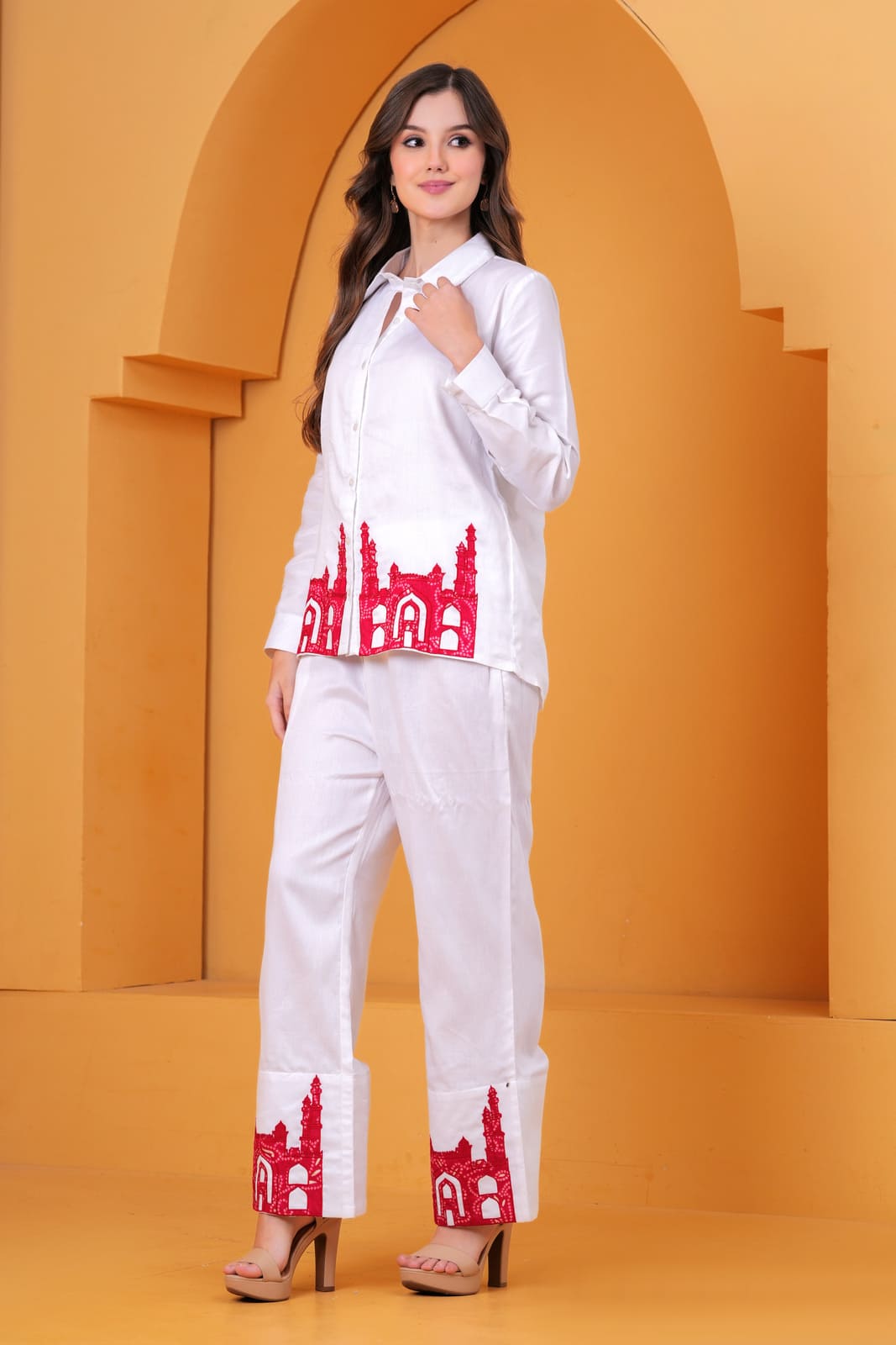 Rajasthani Bandhej Patchwork Co-ord Set