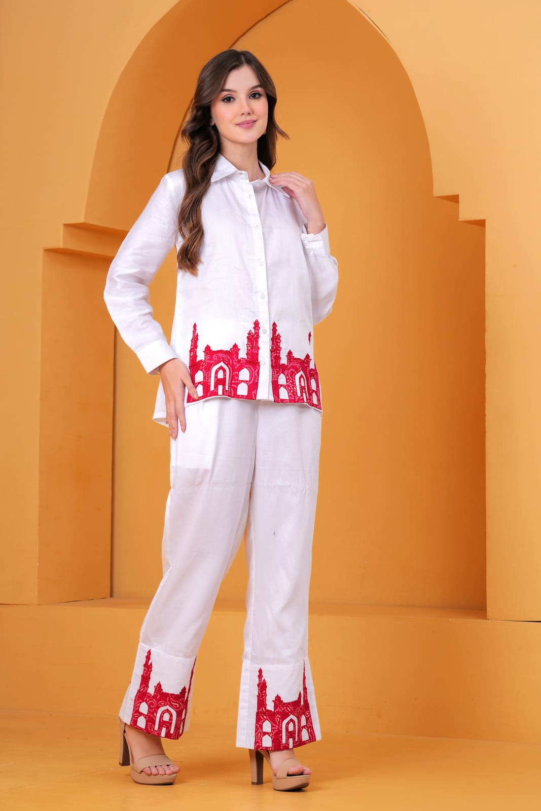 Rajasthani Bandhej Patchwork Co-ord Set