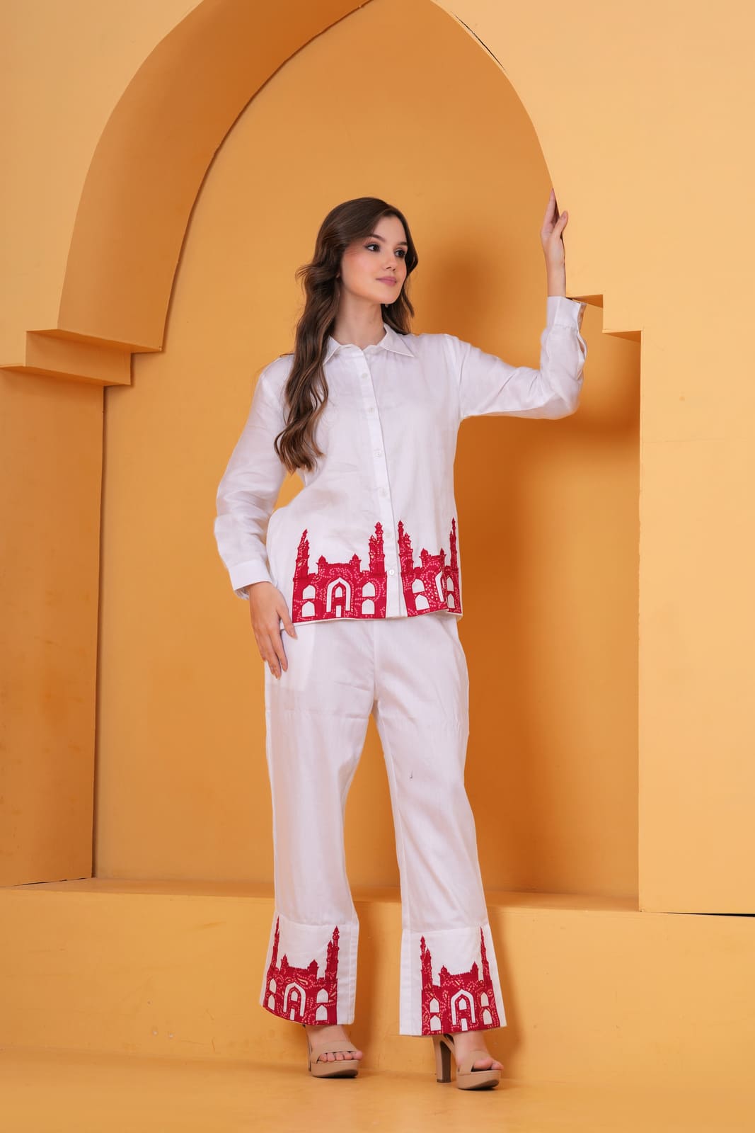Rajasthani Bandhej Patchwork Co-ord Set