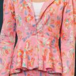 Pink Floral Blazer Babe Set