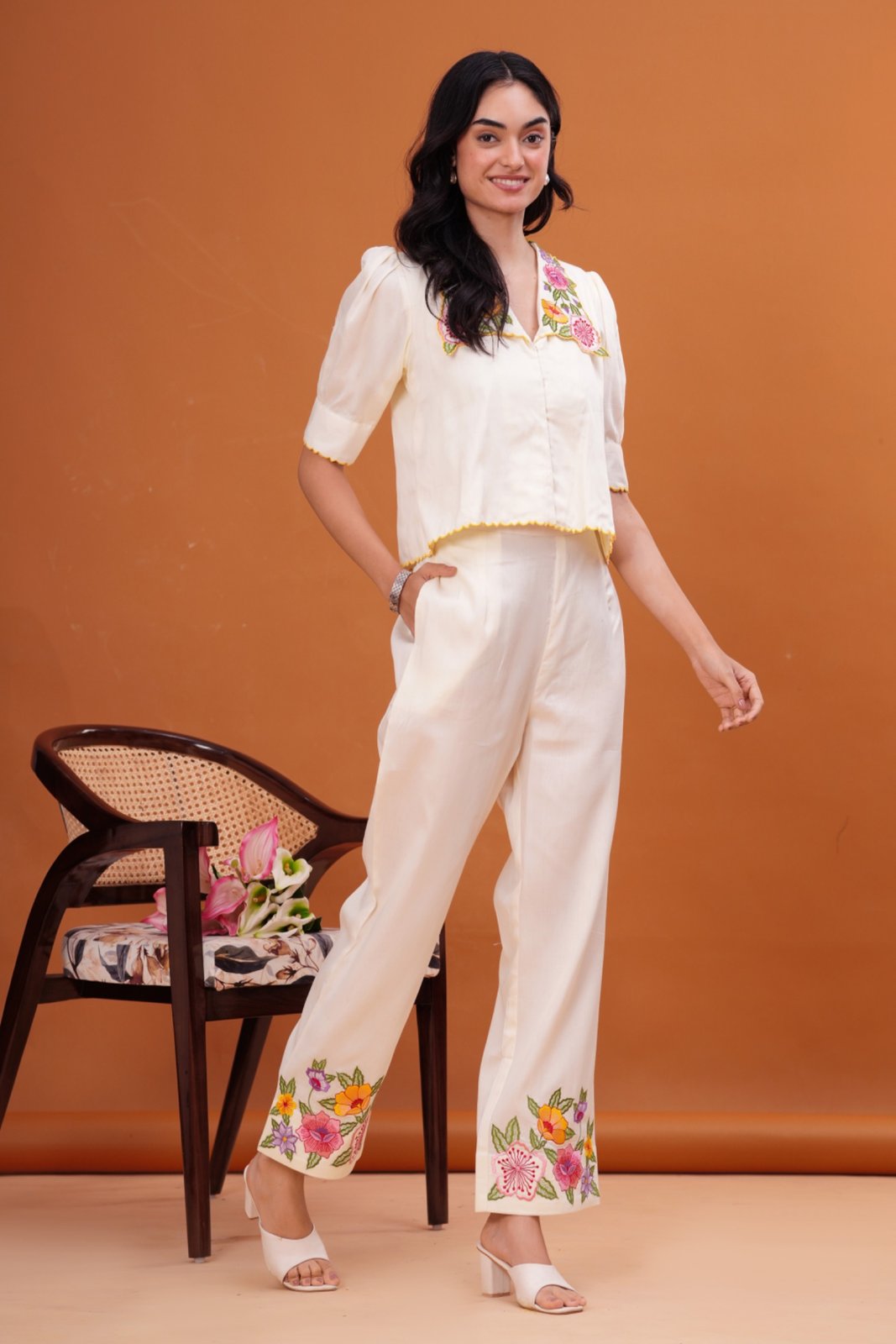 Ivory Garden Co-ord Set