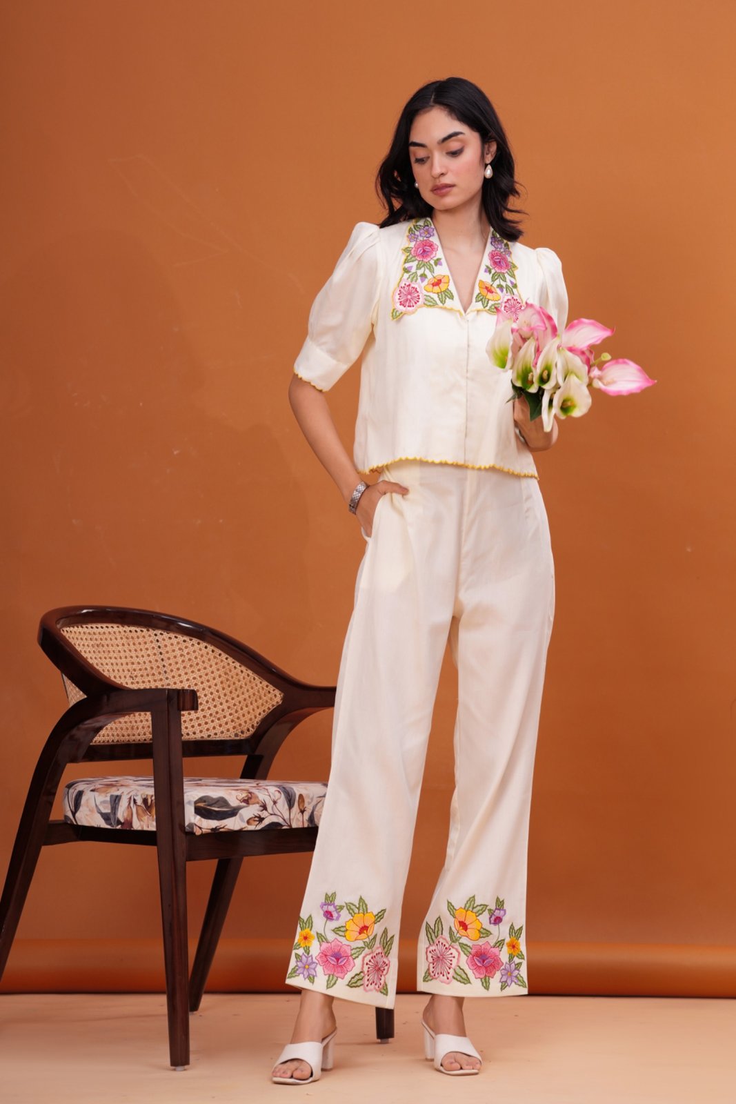 Ivory Garden Co-ord Set