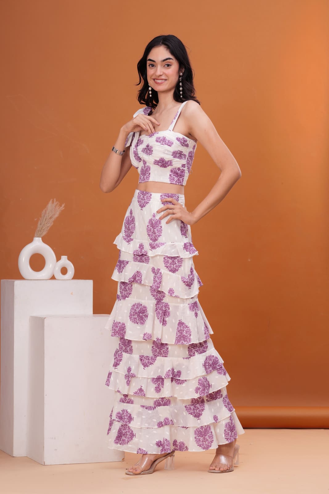 Lavender Haze Ruffle Set