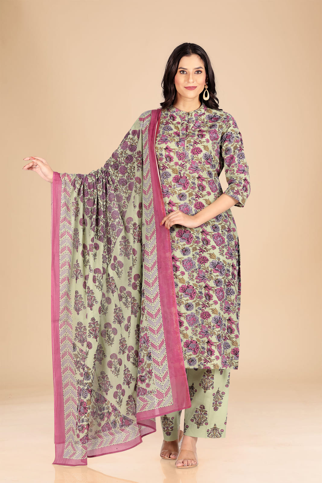 Pista Green Kurta Set