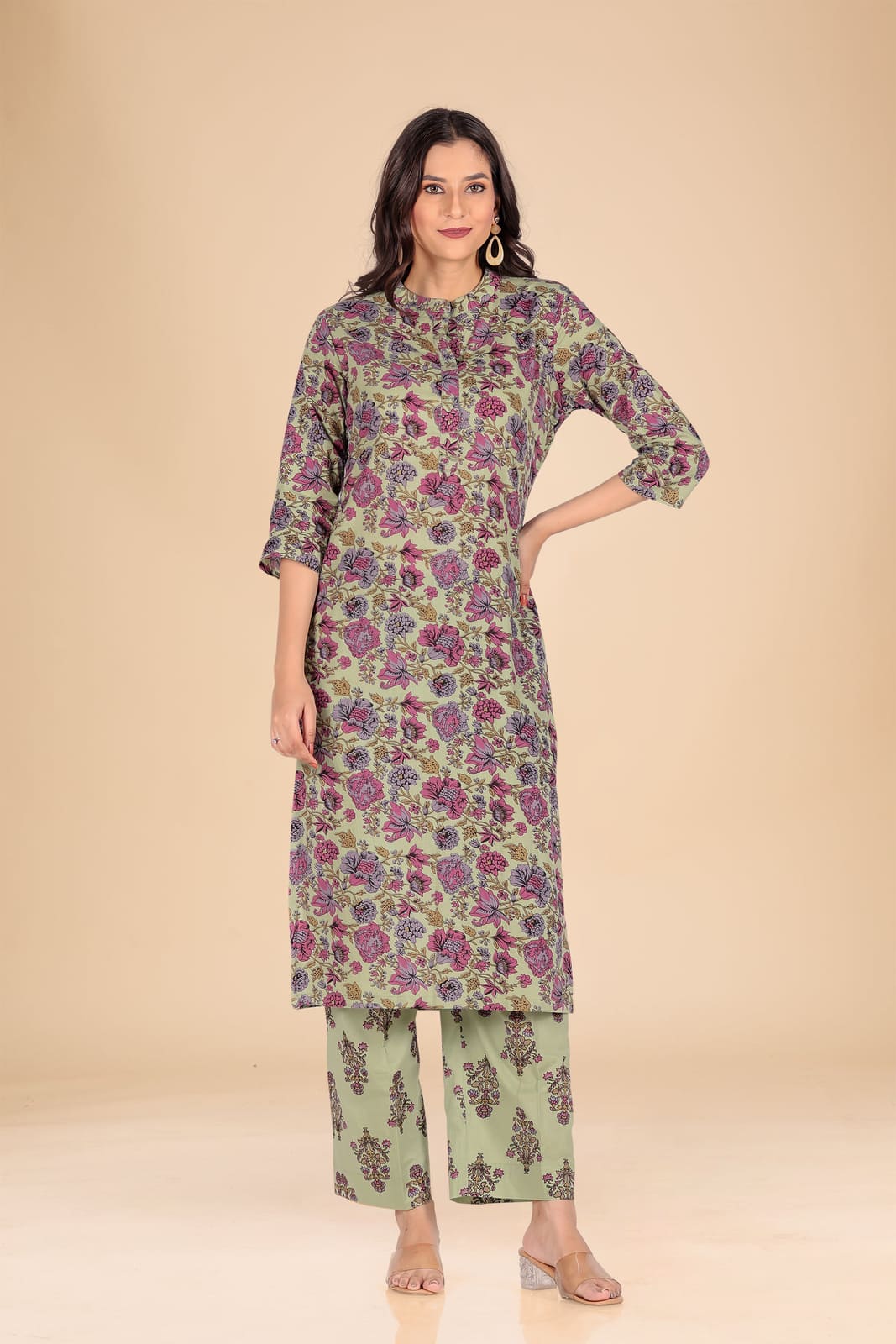 Pista Green Kurta Set