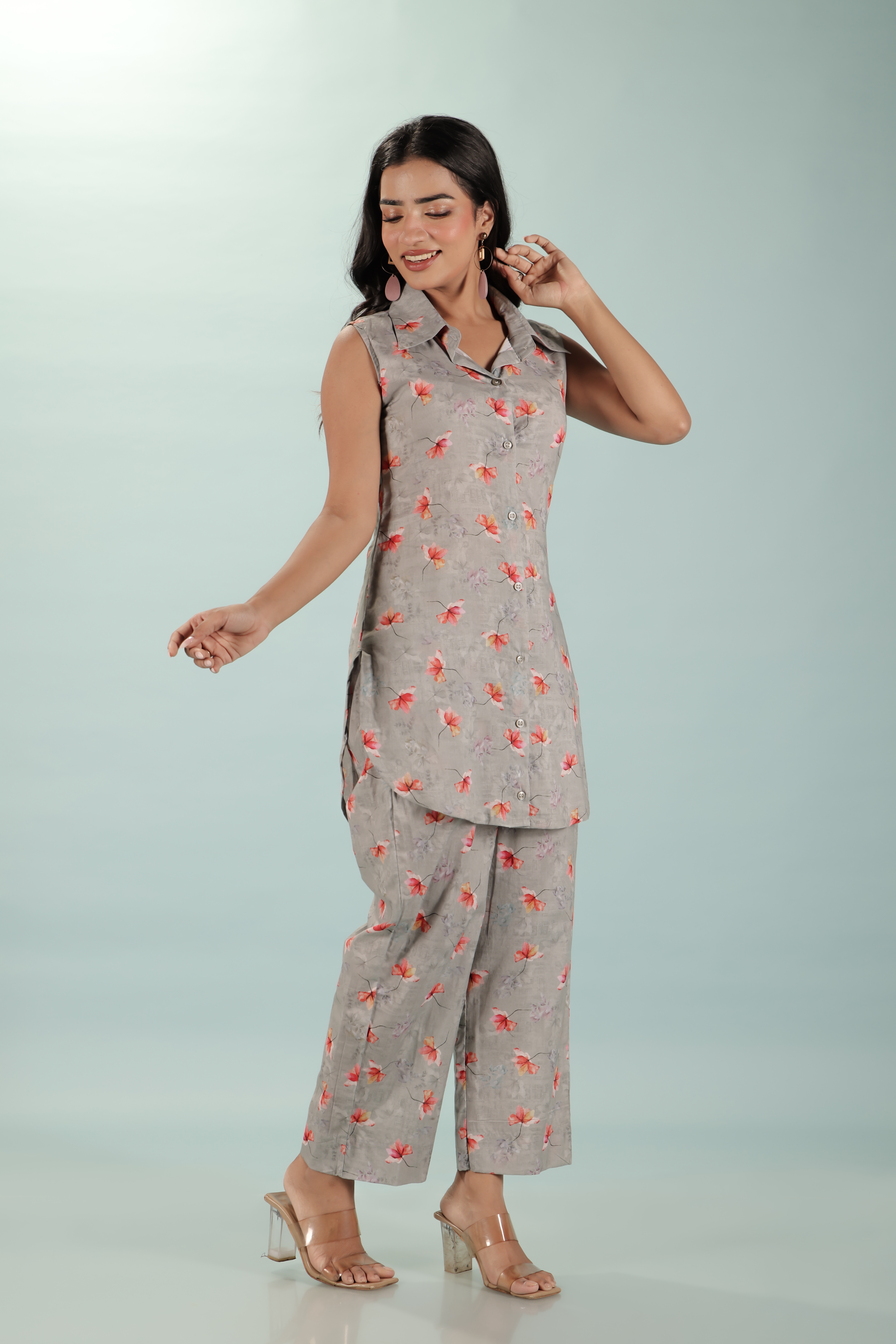 Ashy Cotton Co-ord Set