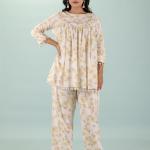 White Yellow Floral Co-Ord Set