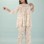 White Yellow Floral Co-Ord Set