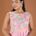 Pink Garden Maxi Dress