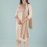 Ivory Yellow Ethnic Embroidered Kurta Set