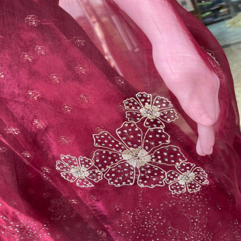 Maroon Bridal Lehenga Set