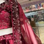 Maroon Bridal Lehenga Set