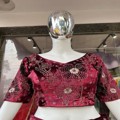 Maroon Bridal Lehenga Set