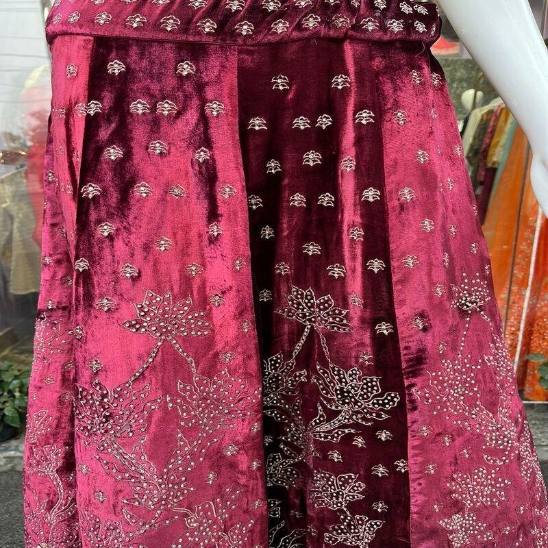 Maroon Bridal Lehenga Set