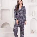 Modern Maze Blue Blazer Set