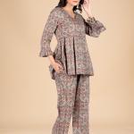 Boho Chic Cotton Printed Co-ord Set
