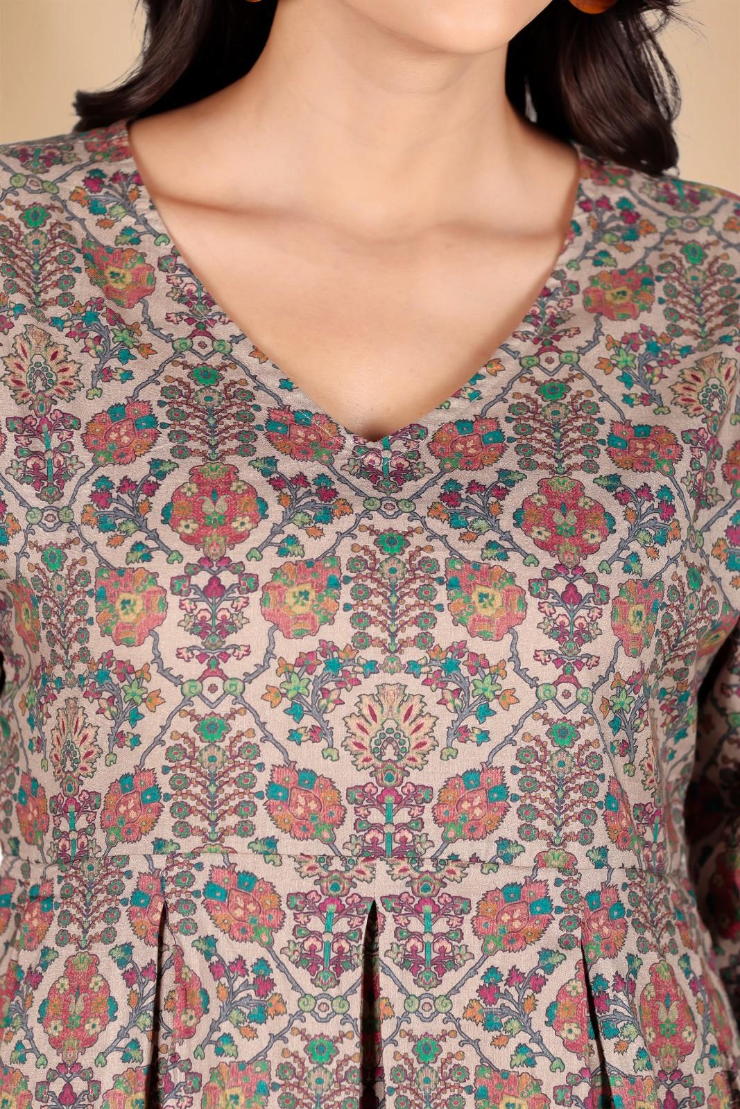Boho Chic Cotton Printed Co-ord Set