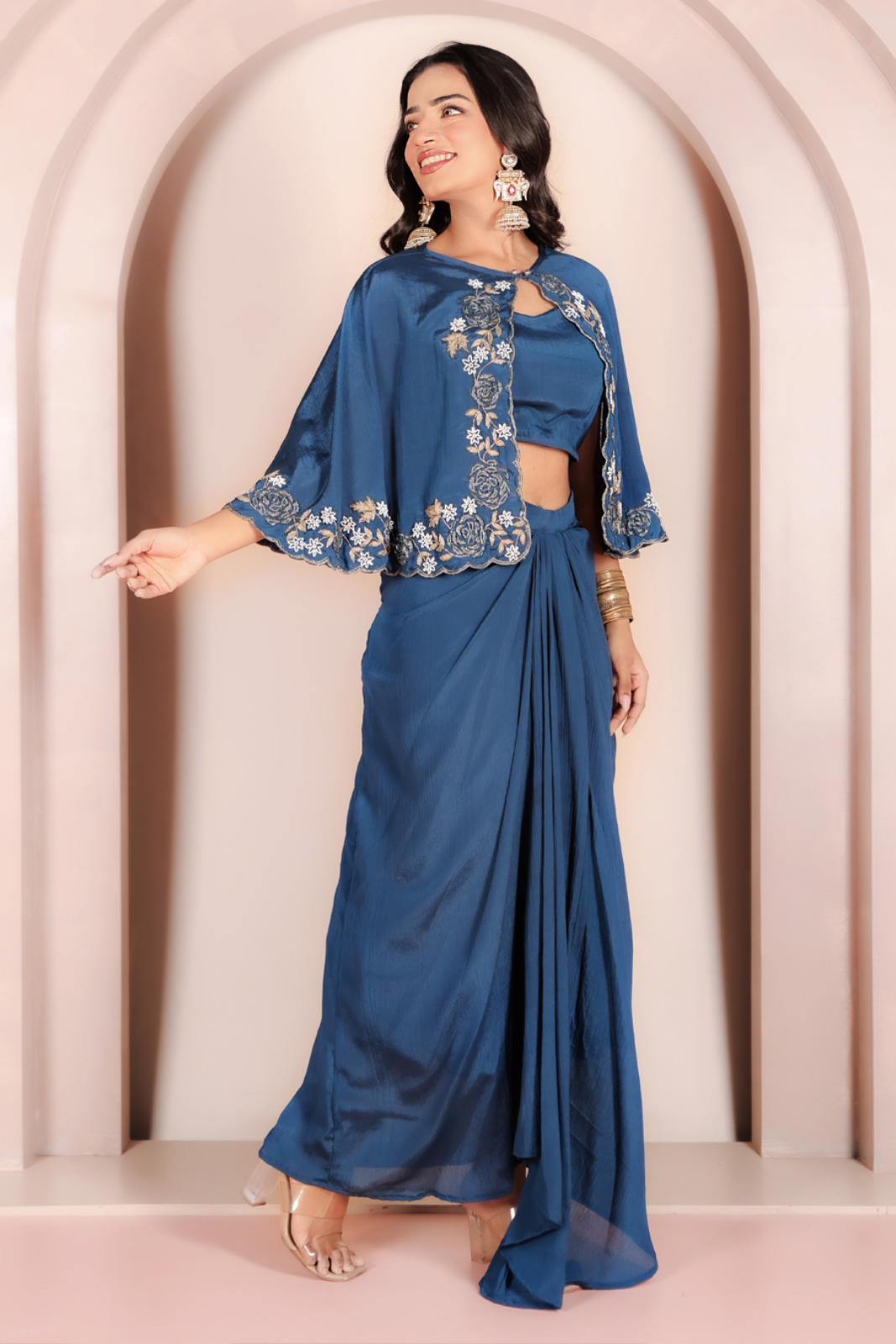 Indira Embroidered Drape Set