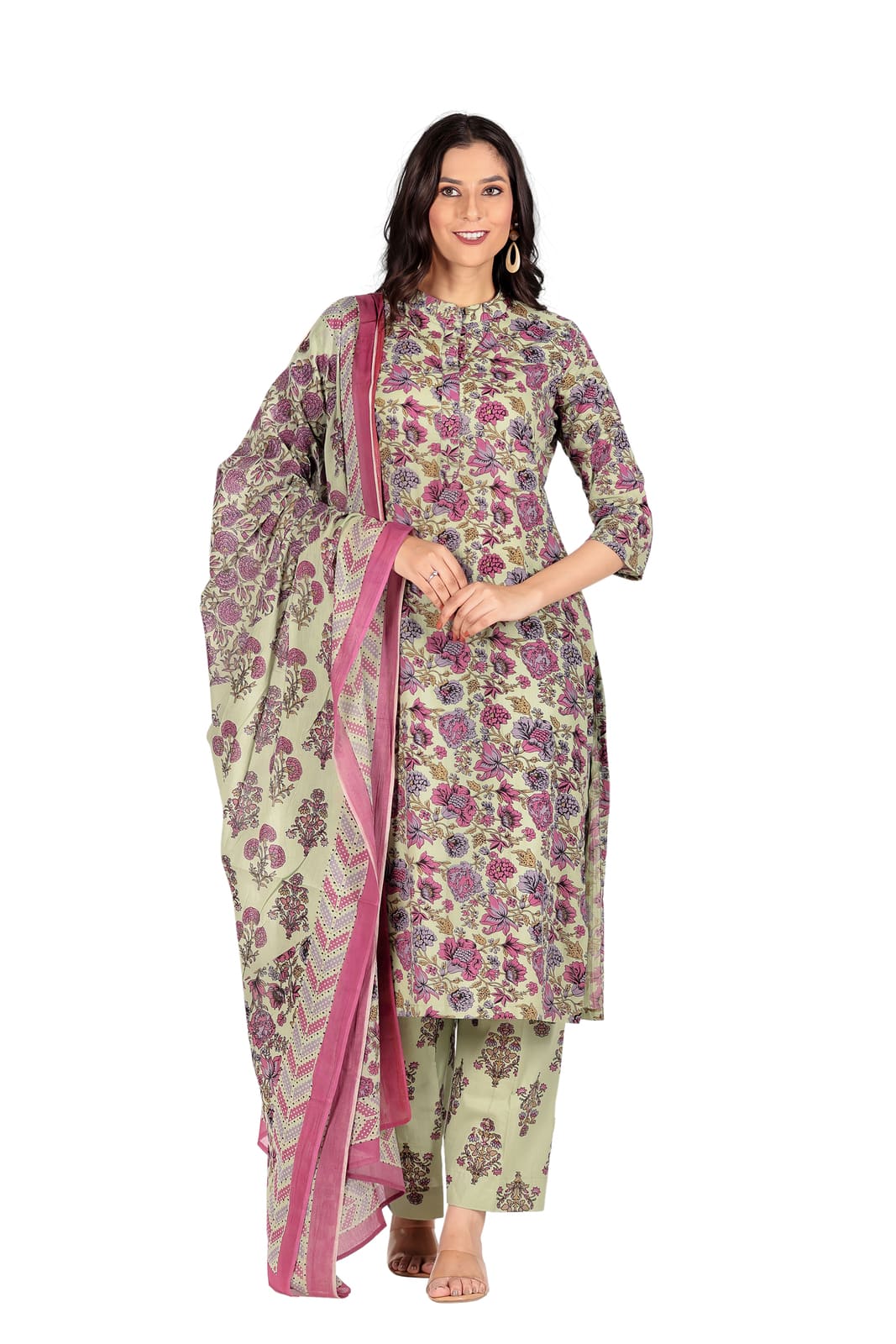 Pista Green Kurta Set