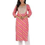 Rani Leheriya Embroidered Kurti
