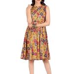 Geometric Ethnic Multicolor Dress